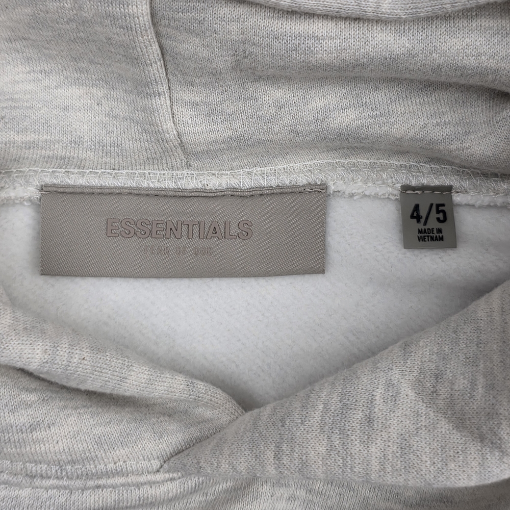 Essentials Light Oatmeal Hoodie Sweater for Kids - Picture 3 of 16